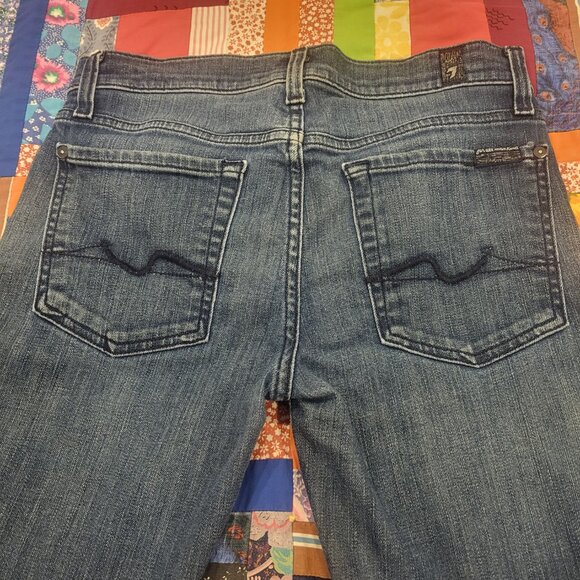 7 For All Mankind Gwenevere Skinny Jeans Size 27 Y2K Jeans - Picture 3 of 7